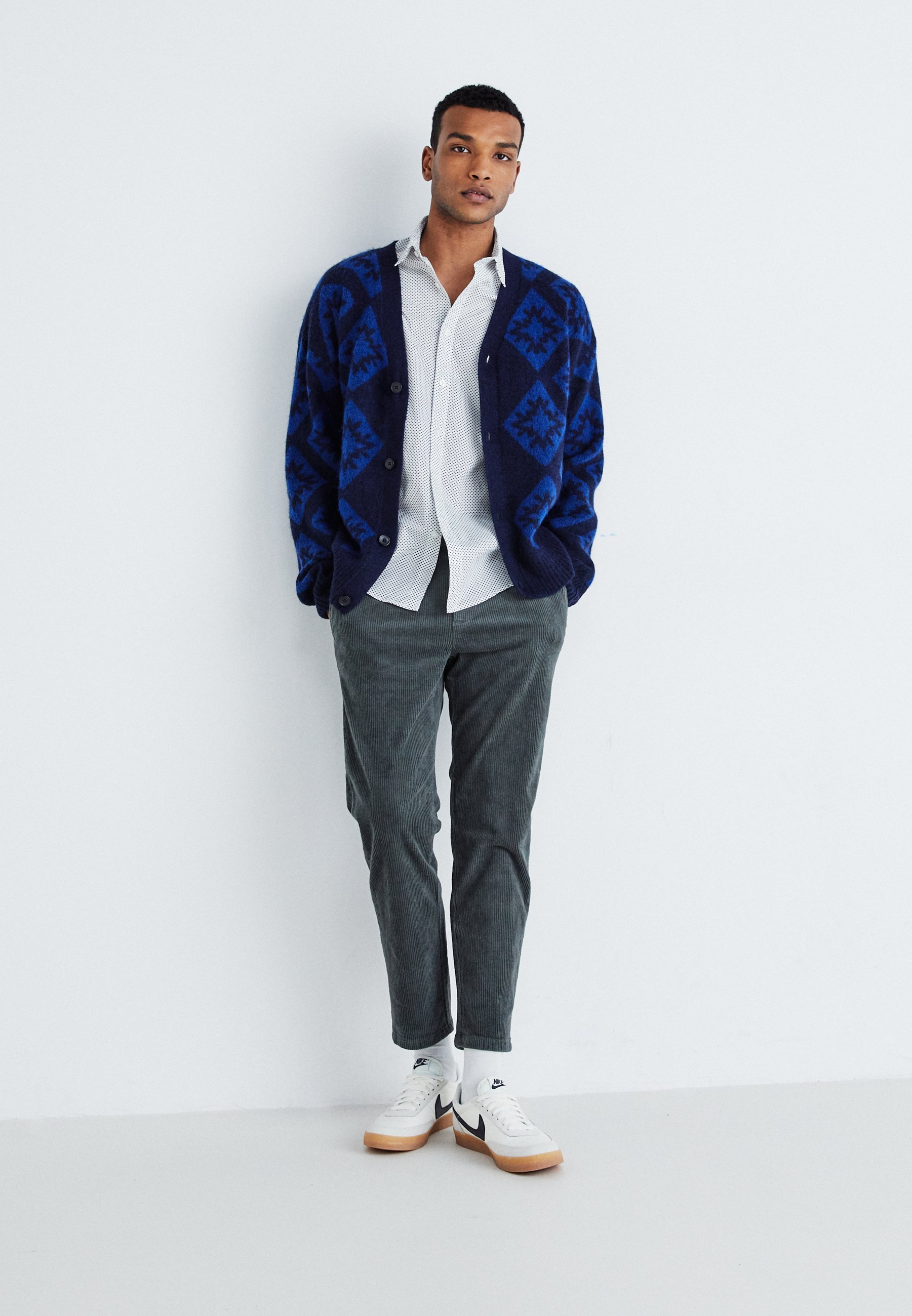 Only & Sons ONSLINUS CROPPED PANT CORD - Trousers - castor gray