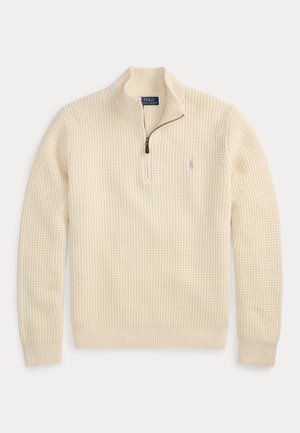 Polo Ralph Lauren, WAFFLE-KNIT WOOL-COTTON SWEATER - Strickpullover - andover cream