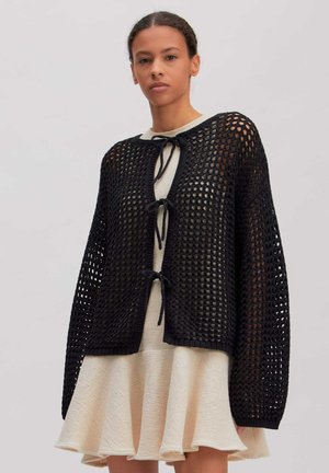 EDITED EDITED STRICKJACKE SALMA - Strickjacke - schwarz