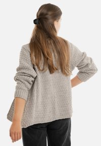 Knit Factory BECKY - Strickjacke - iced clay