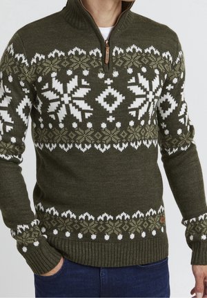 Strickpullover - grey denim