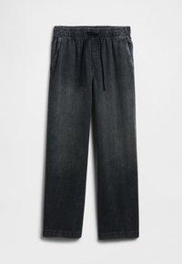 PULL ON WIDE LEG  - Wide Leg - washed black