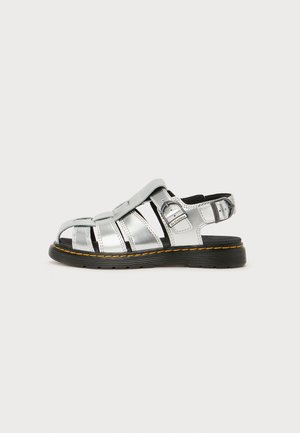 CAARYS UNISEX - Sandalen - silver