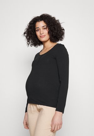 Anna Field MAMA Μπλούζα με μακριά μανίκια - black