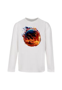 F4NT4STIC BASKETBALL ON FIRE - Langarmshirt - weiß