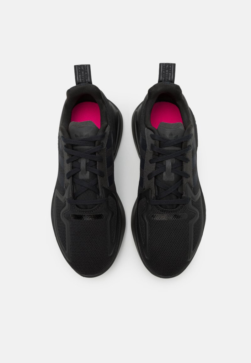 adidas Originals ZX 2K FLUX UNISEX - laag core black/shock pink/zwart -