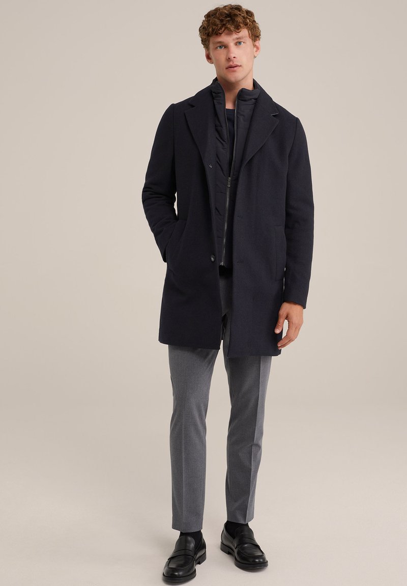 WE Fashion Mantel donkerblauw WE Fashion Mantel donkerblauw