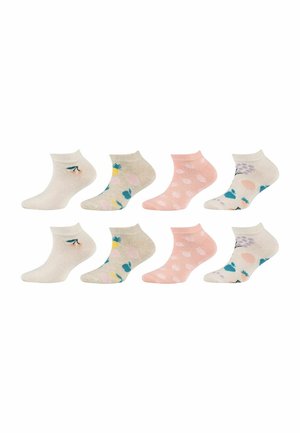 MOTIV 8ER PACK - Sokken - offwhite melange