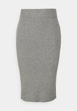 Viril Ankle Knit Skirt Medium Grey Melange