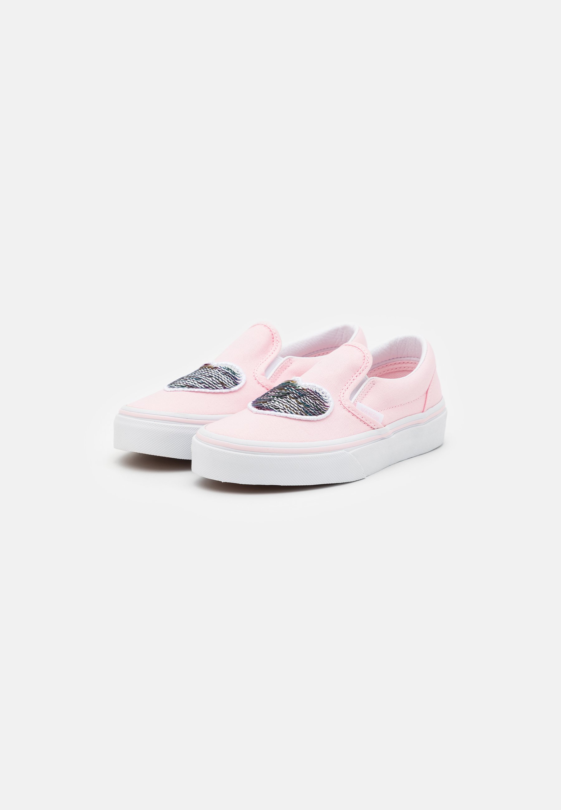 light pink and white vans
