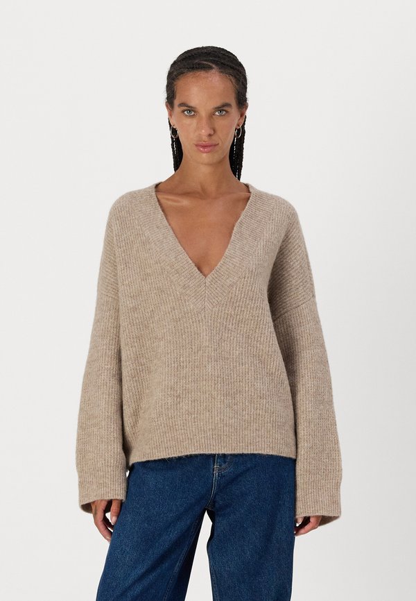 Jumper - warm sand melange