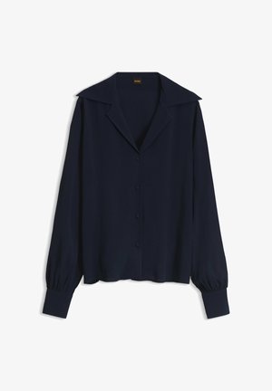 BOSS, C_BRYSTEL - Blusa abotonada - dark blue eight