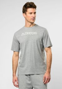 Kappa 3-PACK - T-shirt print - blue grey md melange black