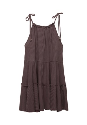 PULL&BEAR PANELLED - Dnevna obleka - brown