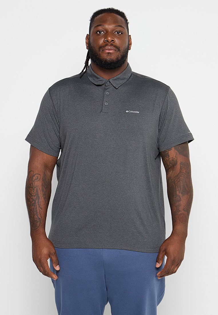 Columbia Poloshirt gemêleerd zwart