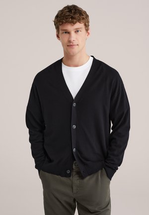 FUNDAMENTALS - Strickjacke - black