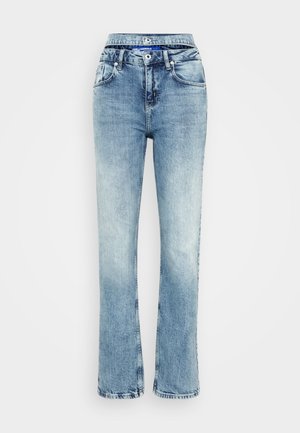 Karl Lagerfeld Jeans Egyenes szárú farmer - washed mid blue