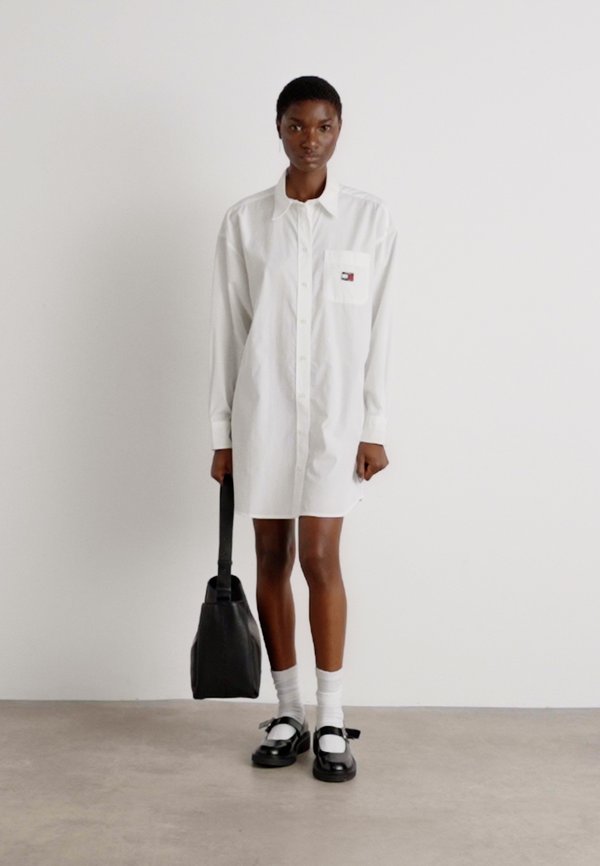 MINI SHIRT DRESS - Shirt dress - ecru4