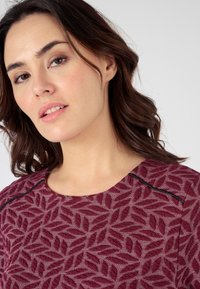 Damart Abito in maglia - bordeaux jacquard