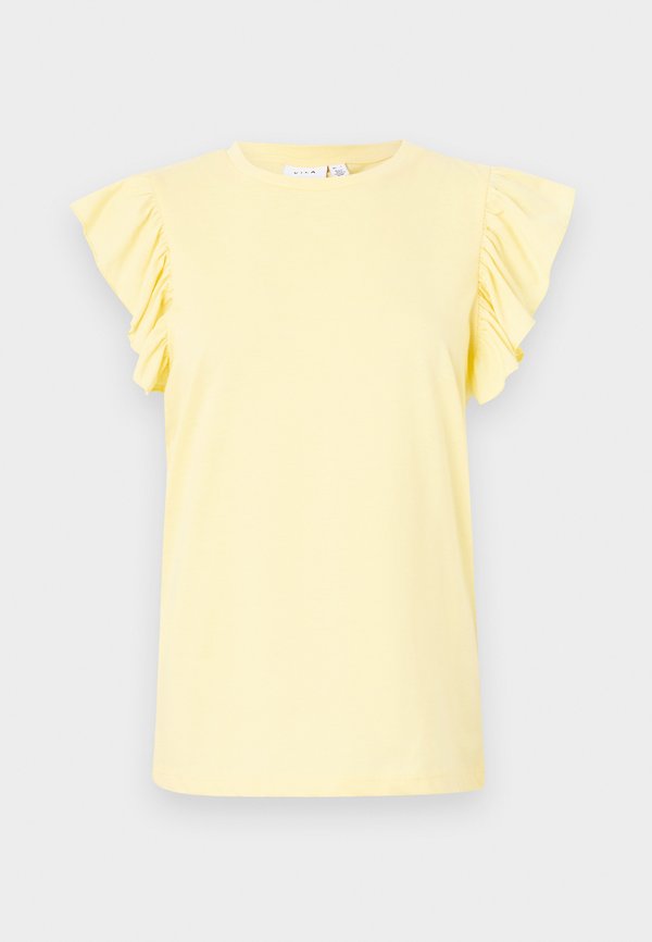 VISUMMER - Basic T-shirt - pale banana2