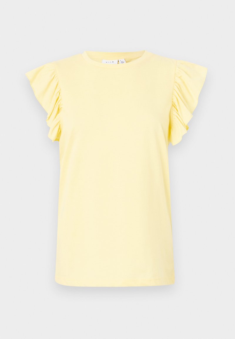 Vila T-shirt basic lichtgeel Vila T-shirt basic lichtgeel