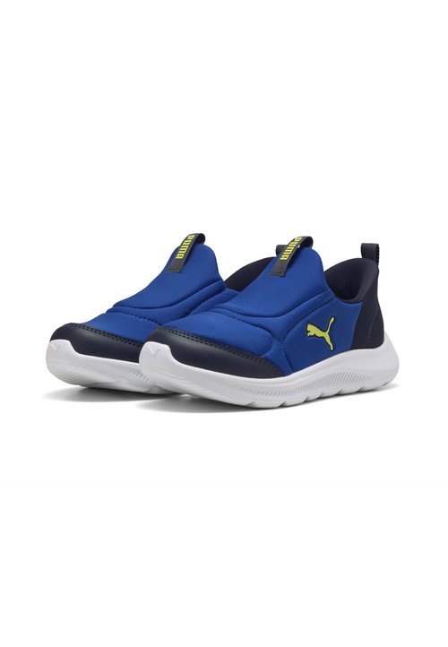 PUMA FUN RACER 2 SLIPTECH™ SNEAKERS UNISEX - Slip-ons - vivid blue-lemon sherbert — photo 2