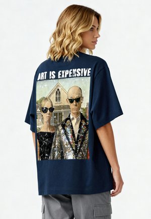EXPENSIVE AMERICAN UNISEX HEAVYWEIGHT 25 - T-Shirt print - dark blue