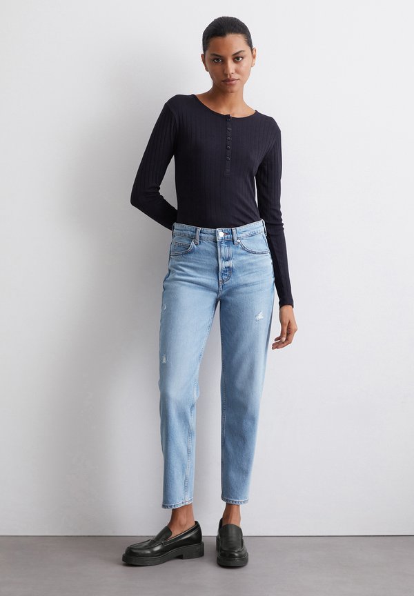HIGH WAIST - Jeans Tapered Fit4