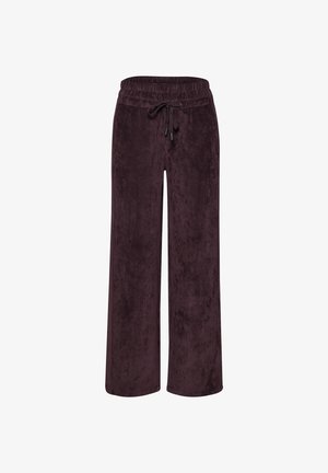 Street One, MID WAIST STRAIGHT LEG CORDHOSE IN UNIFARBE - Pantalon classique - vintage ruby