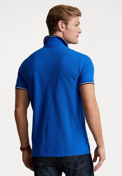 Polo Ralph Lauren CUSTOM SLIM FIT MESH POLO SHIRT - Polo - heritage blue