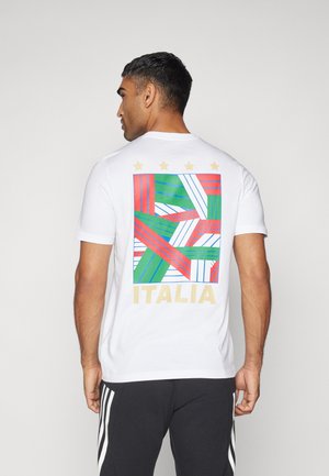 ITALY FOOTBALL FAN GRAPHIC - T-shirt con stampa - white