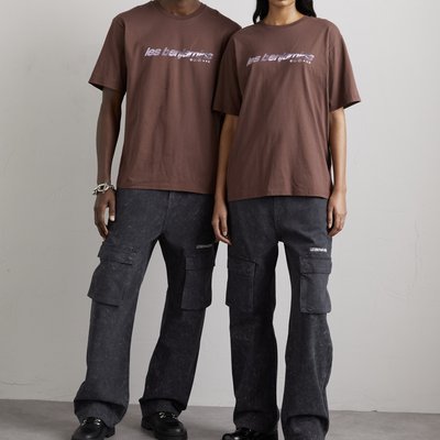 Les Benjamins UTILITY PANT UNISEX - Džínsy voľného strihu - chilled iron