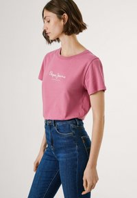 Pepe Jeans BERENICE - Tričko s potlačou - slate rose pink