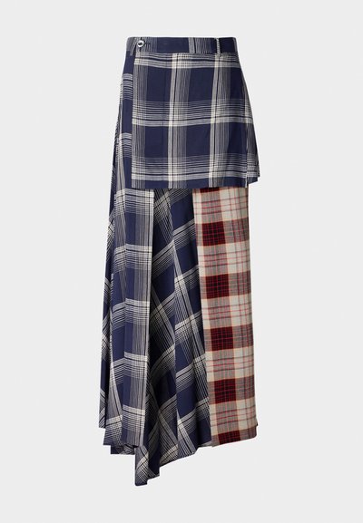 Vivienne Westwood SKIRT - Pencil skirt - navy/white