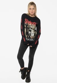 Paradiso Clothing SLIPKNOT SKELETON FLAG - Long sleeved top - black