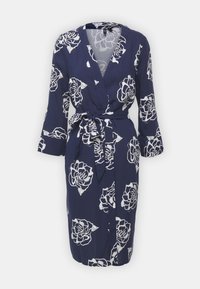 VMEASY BELOW KNEE KIMONO - Poletna jakna - navy blazer aopflower