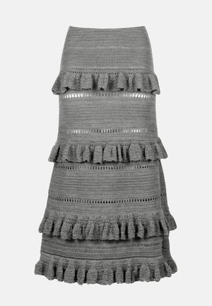 A-line skirt - grigio melange