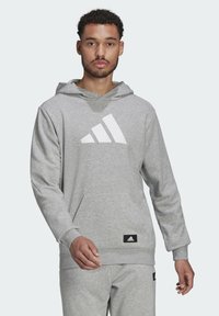 adidas Performance - Felpa con cappuccio - grey Immagine in miniatura 1