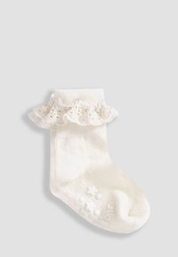 JoJo Maman Bébé 3-PACK FRILLY - REGULAR FIT - Čarape - cream