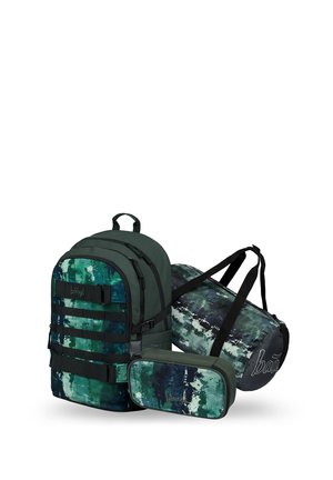 SET - School bag - grün