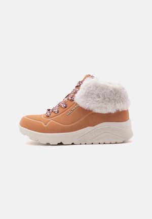 Skechers, UNO LITE - Боти с връзки до глезена - chestnut