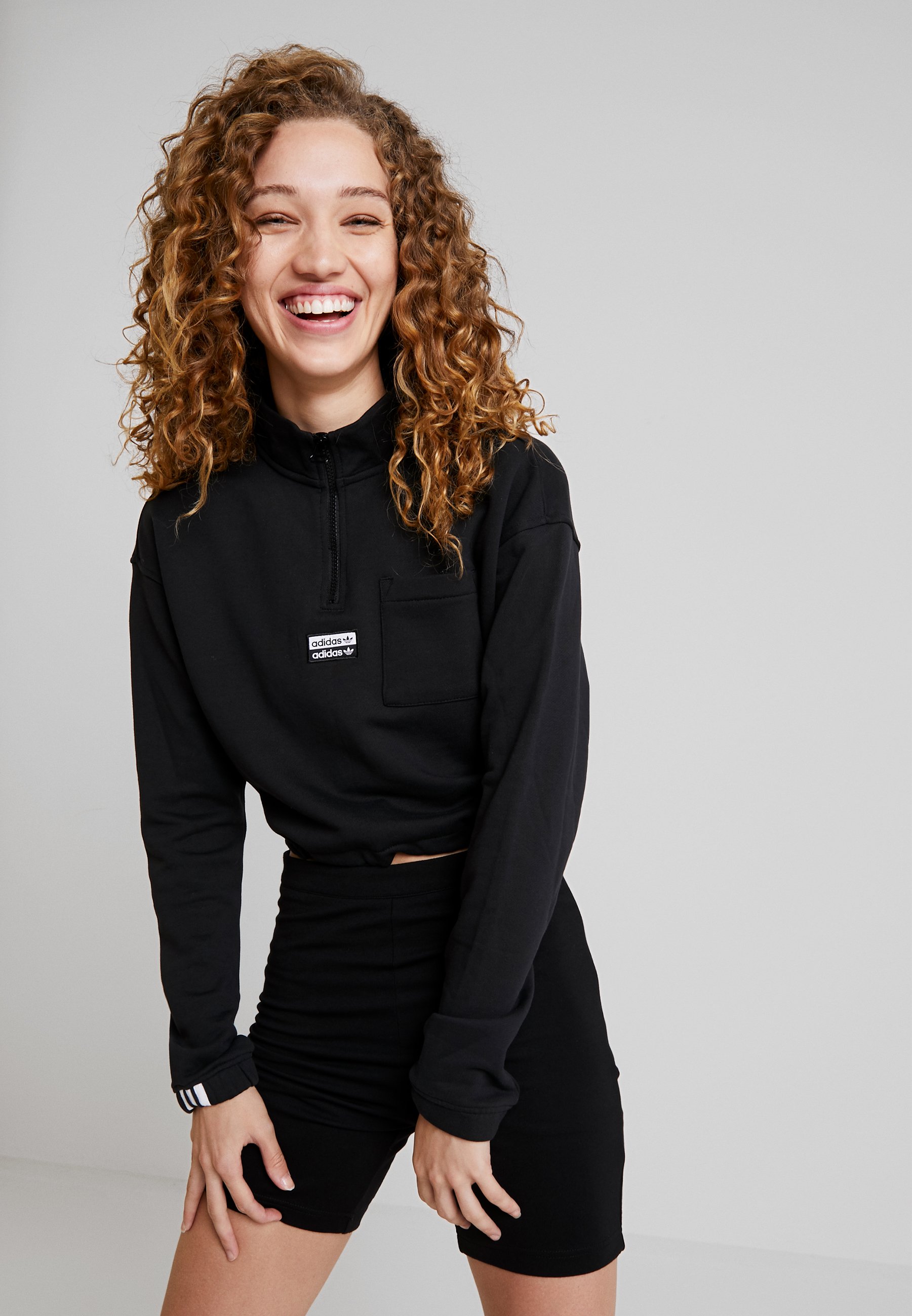 adidas original half zip