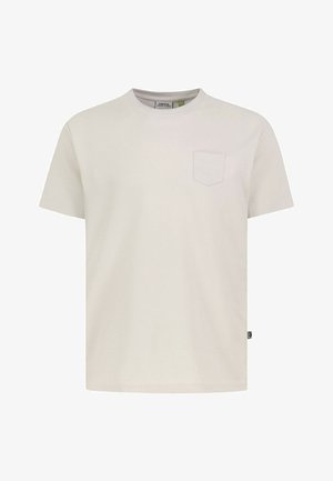 Sublevel, SUBLEVEL T-SHIRT MIT BRUSTTASCHE - T-Shirt basic - light-beige