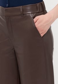 ONLY Tall ONLSMOOTH WIDE  - Kalhoty - seal brown