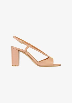 Via Roma 15, Sandali con tacco - beige