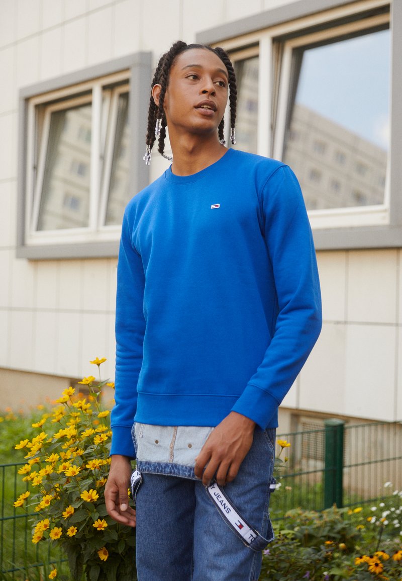 Tommy Jeans REGULAR C NECK - Camisola - blue