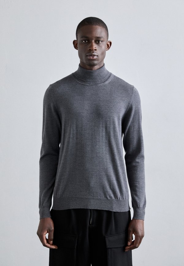 KADEN LIGHT TURTLE NECK - Jumper - lava smoke melange - Main Image