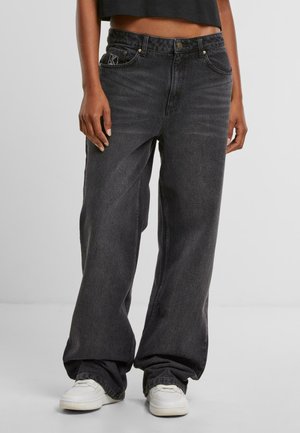 Flared Jeans - black