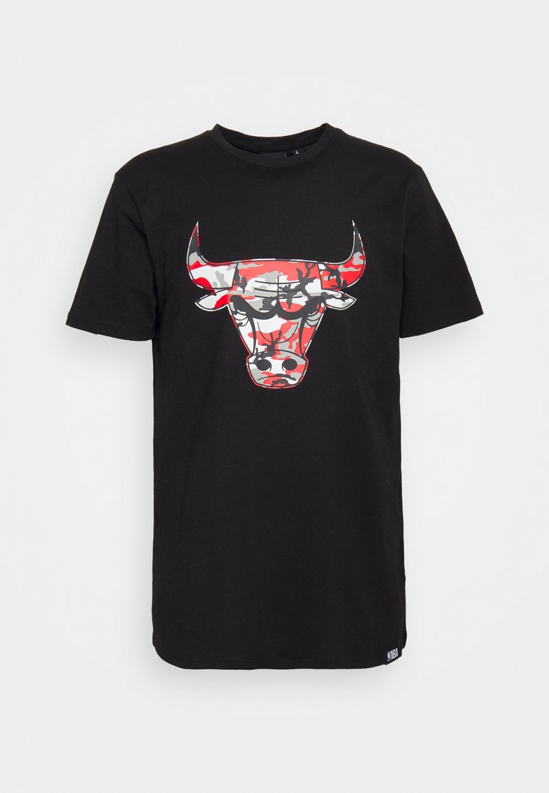 New Era NBA CHICAGO BULLS SEASONAL INFILL TEE Club wear black