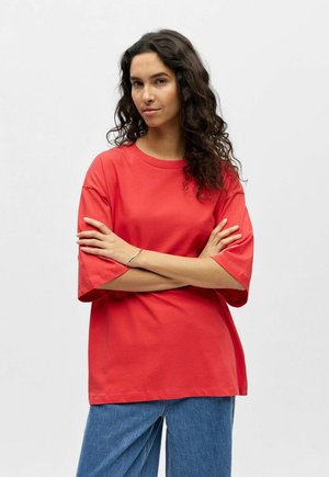 GIMA 2/4 OVERSIZE  NOOS - T-Shirt basic - poinsettia
